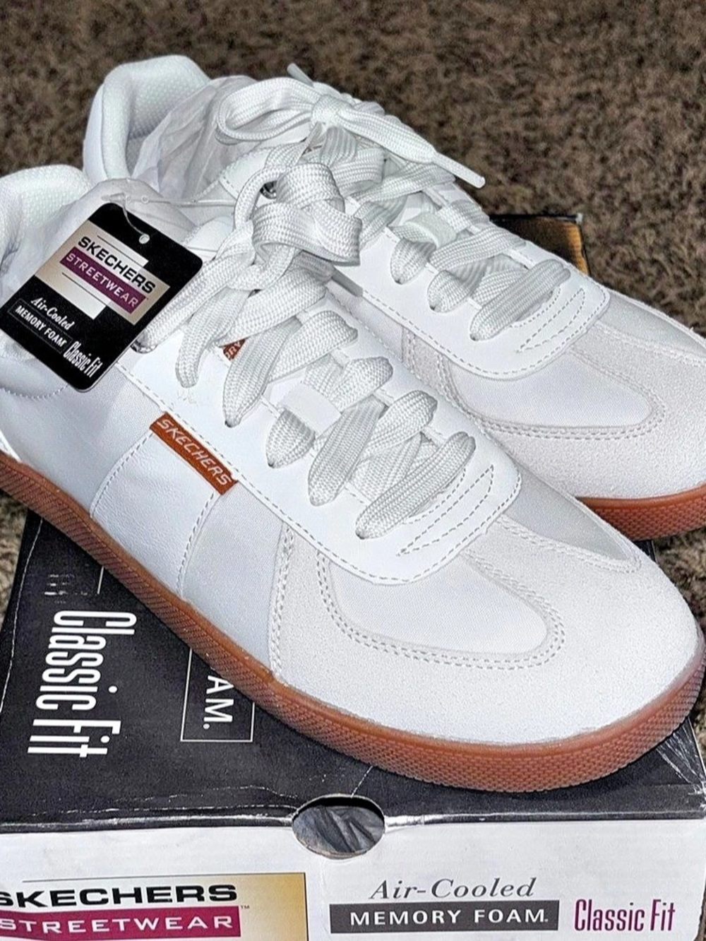 Skechers Streetwear Classic fit Air-cooled Memory Foam Placer Camilo Mens Size 8
